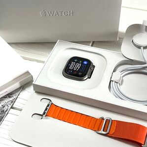 Apple Watch ULTRA チタニウム 49mm アップルウォッチ ウルトラ GPS Cellular アルパインループ