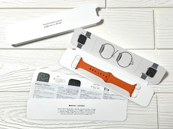 Apple Watch HERMES 限定 アップルウォッチ エルメス スポーツバンド オレンジ 正規品 40mm S/M