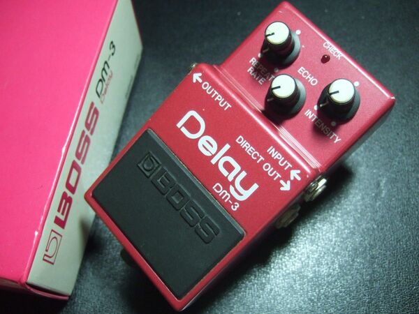 初年度 84年製 付属品完備 BOSS DM-3 Delay 日本製