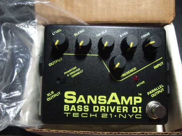付属品完備 前期型 初期型 Tech21 SansAmp Bass Driver DI V1