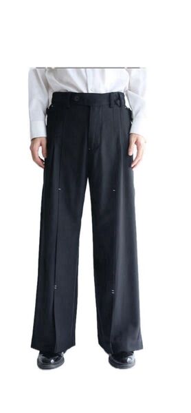 Nullus WOOL BLEND TAILORED TROUSERS