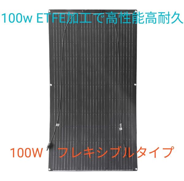 新品フレキシブル ソーラーパネル 100w×2 送料コミコミです(^o^)
