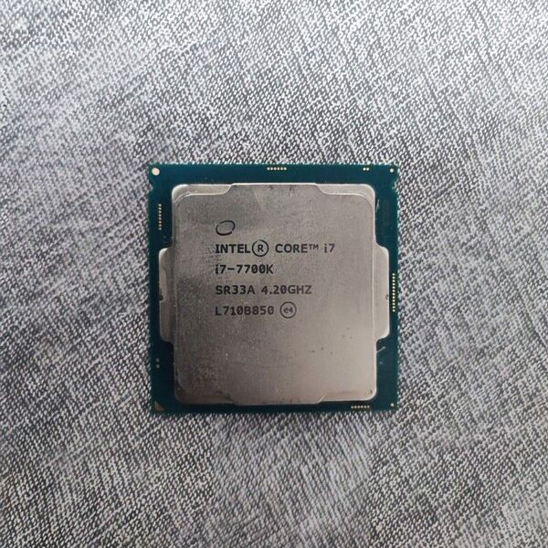 動作確認済 Intel Core i7 7700K cpu
