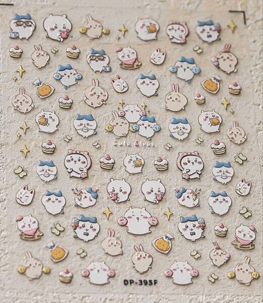 ネイルシール ちいかわ ハチワレ キャラクターシール ネイルシール