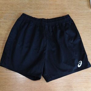 asics ゲームパンツ ブラック