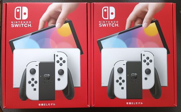 Nintendo Switch 有機ELモデル ホワイト未使用 店舗印あり 2台セット