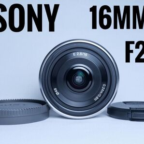 ソニー E16mm F2.8 Eマウント SEL16F28 SONY 単焦点レンズ α NEX