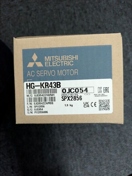 新品未開封 三菱電機 HG-KR43B サーボモータ 1台