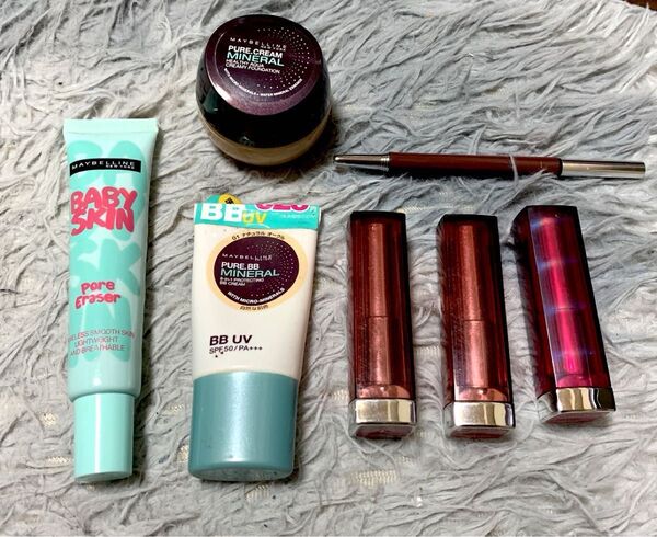 MAYBELLINE 化粧品7点まとめ売り メイベリンメイクセット