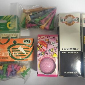 ゴルフティー 複数ゴルフボール未使用保管品