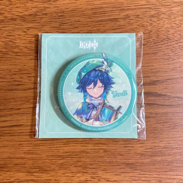【在庫有】原神 ウェンティ 缶バッジ CDBOX 風と牧歌の城 特装版 特典1点