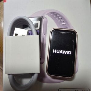美品 Huaweiバンド9 ピンクゴールド 本体and充電ケーブル(未使用)のみ