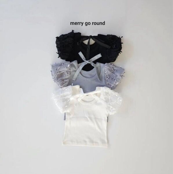 merry go round / リボンT / 80-90cm / 韓国子供服