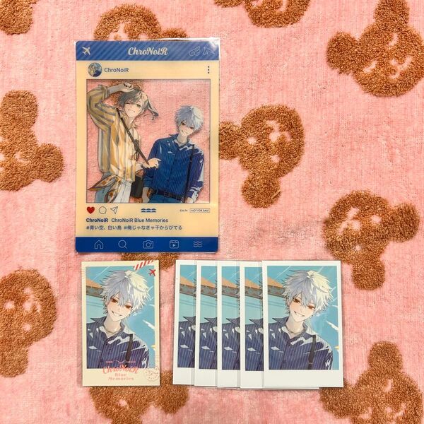 にじさんじ Blue Memories チェキ風カード OS特典 葛葉 叶 ChroNoiR