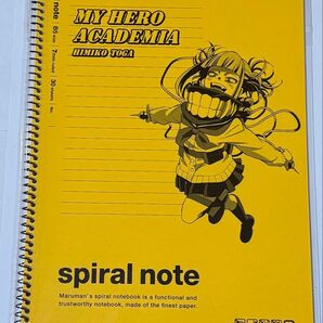 【新品・未使用】僕のヒーローアカデミア トガヒミコ スパイラルノート B5サイズ