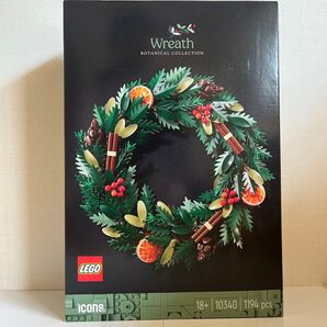 新品未開封レゴ 10340 アイコン クリスマスリースWreath Botanical Collection
