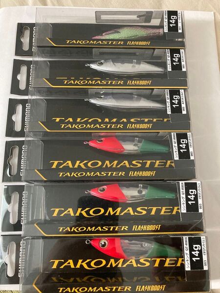 タコマスター スッテM フラッシュブースト 6本★ SHIMANO TAKOMASTER FLASHBOOSTエギ