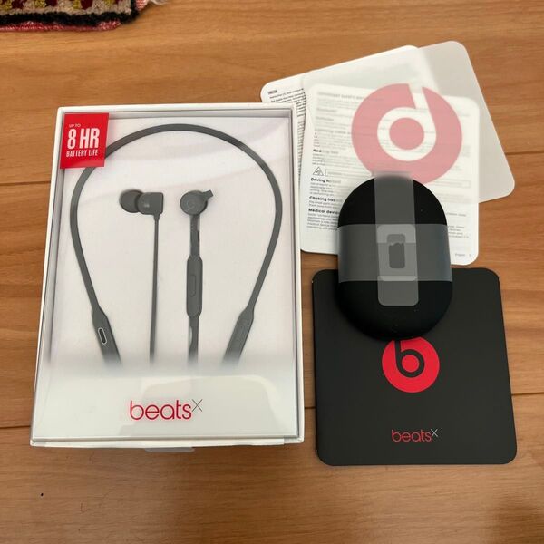訳あり ジャンク 動作未確認 beats by dr.dreイヤホン・ヘッドホン BeatsX A1763 グレイ