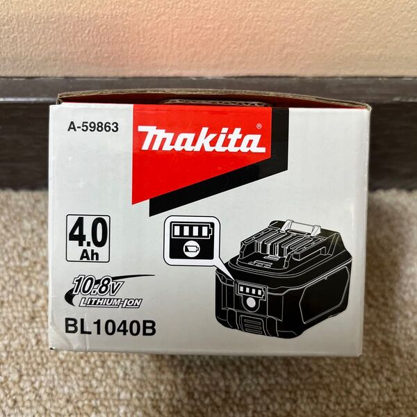 新品 未使用 マキタ 純正バッテリー BL1040B 4.0Ah BL1040Bバッテリー 10.8V 4.0Ah