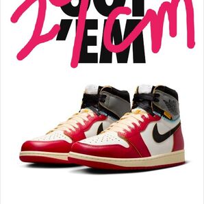 Nike Air Jordan1 UNIONコラボ タグ付き Chicago+ Shadow 29cm SNKS当選品