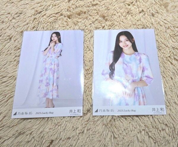 最終値下げ 乃木坂46 井上和 生写真 luckybag 2023 パステル セミコン