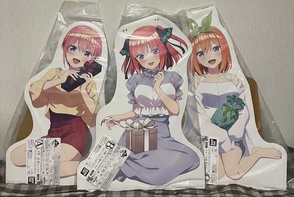 一番くじ 五等分の花嫁 あなたと過ごす、特別な日 A賞 中野一花 B賞 中野ニ乃 D賞 中野四葉 特大パネル 3種セット おまけ付