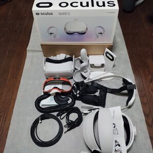 注!有りquest2 64GB 付属品有りmeta oculus VRヘッドセット