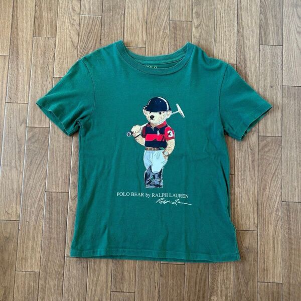 ポロベア ポロラルフローレン キッズ ティシャツ 半袖 Tシャツ 古着 Tシャツ 半袖Tシャツ クマ