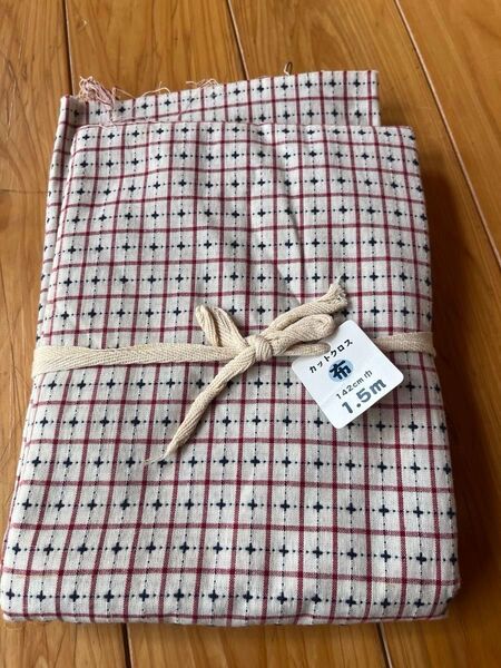 生地 142cm×150cm チェック柄 カットクロス 布 パッチワーク 手芸 ハギレ 手芸材料 ハンドメイド 子供服 通園バッグ
