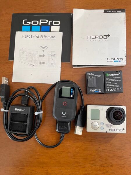 GoPro HERO3+ アクションカメラセットケース付き動作確認済み