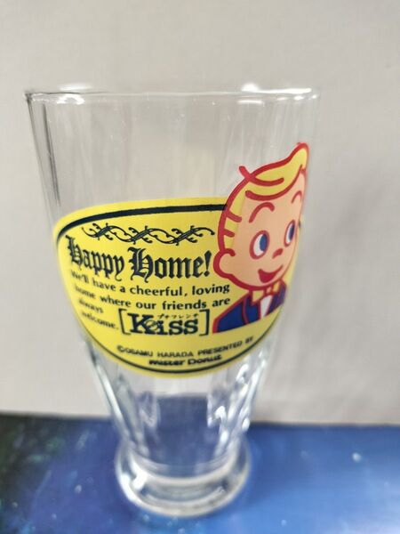 ハラダオサム 原田治 ミスタードーナツ プチフレンチ Kiss グラス