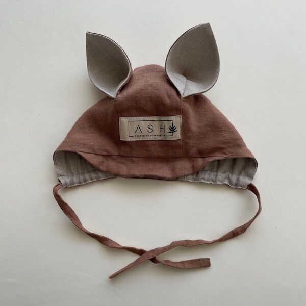 ash shomka SQUIRREL BONNET 3-6m(42cm)