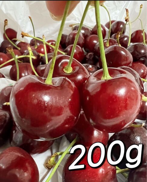 特売日 常温便 10.5rowアメリカンチェリー200g 父の日 中元 家庭用 ポスト投函 車厘子 さくらんぼ 国内検品