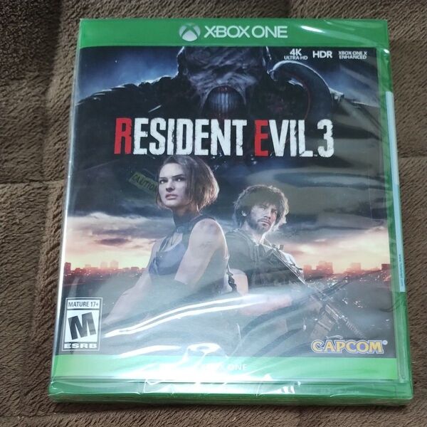 バイオハザードRE3 北米版 XBOX ONE resident evil 3 新品