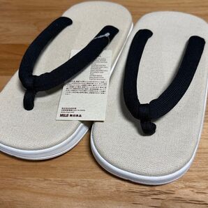 無印良品 かかとの衝撃を吸収する雪駄サンダル サイズL 未使用