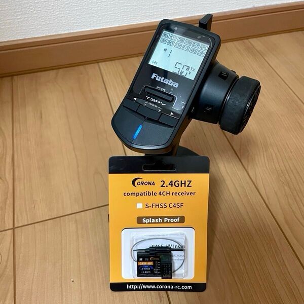 値下げしました★Futaba フタバ 送信機 T3PV+フタバ互換受信機 CORONA(新品)2点セット ラジコン プロポセット