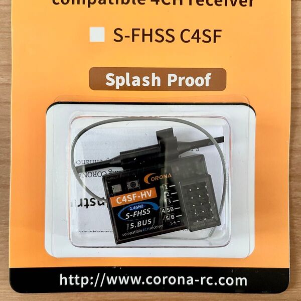 ★フタバ互換受信機 プロポ CORONA C4SF-HV 2.4G 受信機 互換品 (新品・未使用) 3PV 4PM 4PX