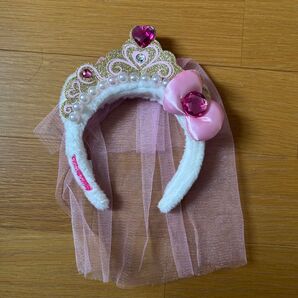【レア】USJ キティちゃん ベール付きカチューシャ