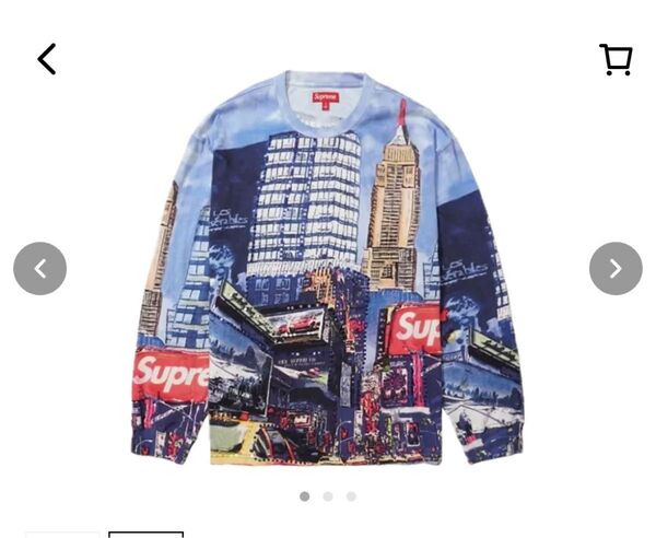 Supreme Skyline Sequin L/S Top "Day" L