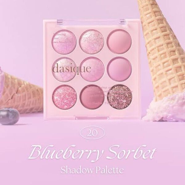 dasique デイジーク アイシャドウ シャドウパレット 20 ブルーベリーソルベ