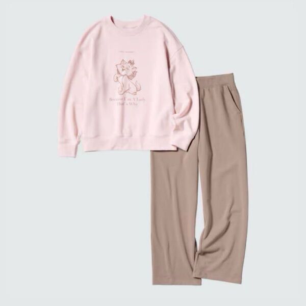 UNIQLO マリーちゃん ディズニー コレクション ウルトラストレッチセット ユニクロ パジャマ 部屋着