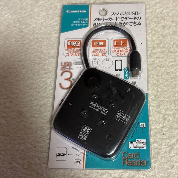 tama TSK02K スマホ用 USB&カードリーダー
