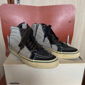 visvim SOPH. LOGAN HI black / grey サイズ9 ローガン 27㎝ ヴィズヴィム