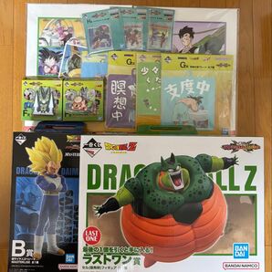 ドラゴンボールVSオムニバスCROSS B賞ベジータ超サイヤ人3 ラストワン賞セル(爆発時) 下位賞セット