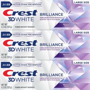 米国正規品 最新Crest 3D White 歯磨き粉 121g 1本