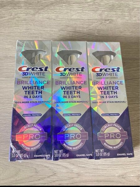 Crest 3D White Brilliance プロ 歯磨き粉 2本
