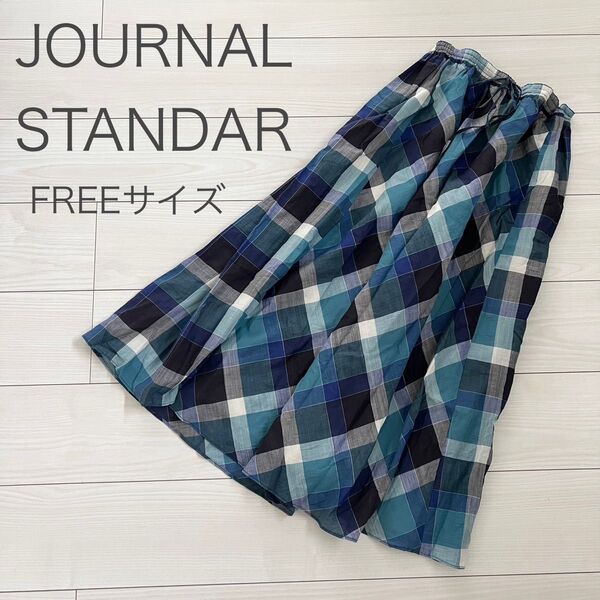 JOURNAL STANDAR チェック柄フレアスカート