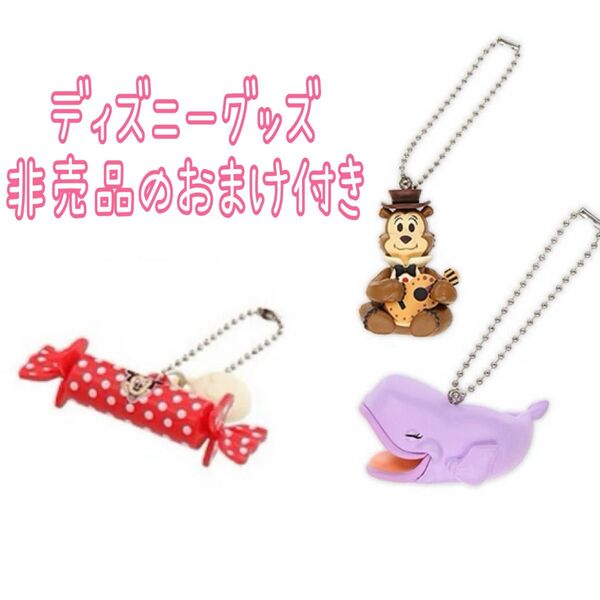【非売品のおまけ付き】ディズニーリゾート パーク内限定 カプセルトイ キーチェーン お菓子モチーフ ガチャ ミニー カントリーベア