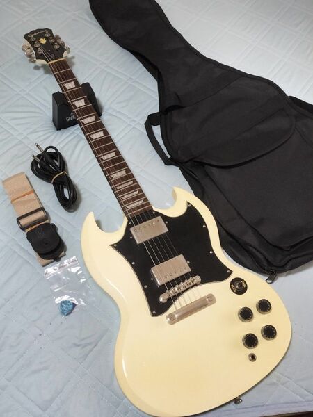 Epiphone SG Standard エピフォン白セットネック 初心者最適 エレキギター