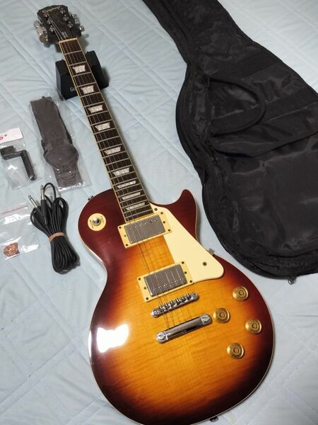 epiphone les paul エピフォンレスポール スタンダード ケースオマケ付 Standard サンバースト